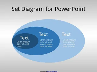 Set Diagram For Powerpoint Venn Diagram Template