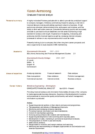 Forms Simple Cv Template 3