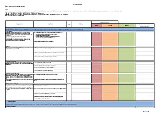 Forms Skills Gap Analysis Spreadsheet Sample