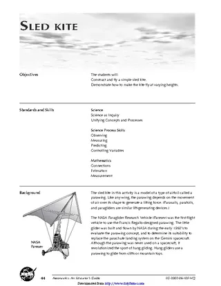 Sled Kite Template