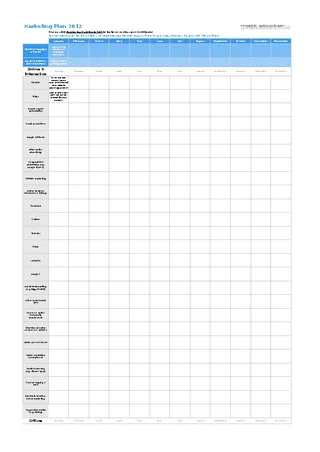 Forms Social Media Marketing Planning And Budgeting Template