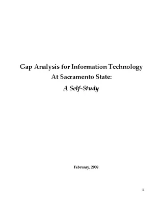 Software Requirements Gap Analysis Template