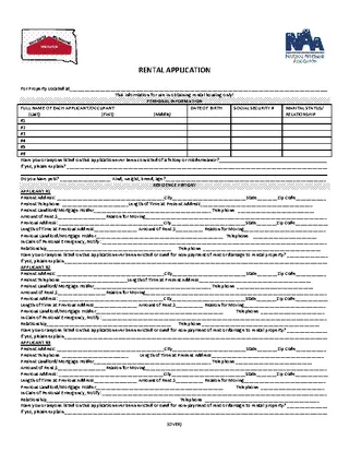 South Dakota Rental Application Form