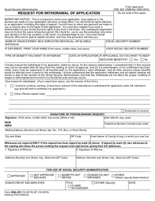 Forms SSA-521 PDF