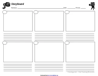 Forms Storyboard Template Pdf