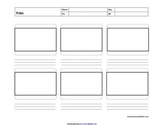 Forms Storyboard Template