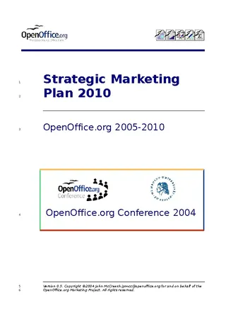 Forms Strategic Marketing Plan