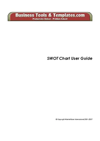 Swot Analysis Bubble Chart