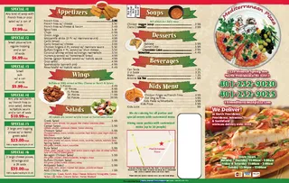 Forms Takeout Menu Template 1