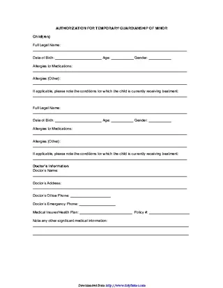 Texas Guardianship Form 2