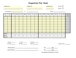Forms Timesheet With Payroll Calendar