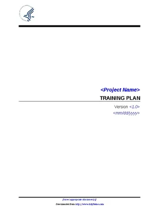 Training Plan Template 2