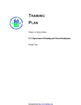 Training Plan Template 3