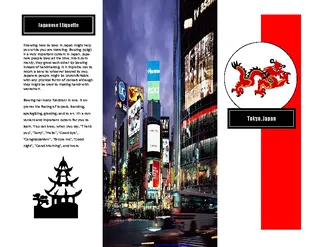 Forms Travel Brochure Example