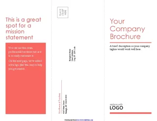 Forms Tri Fold Business Brochure Template 3