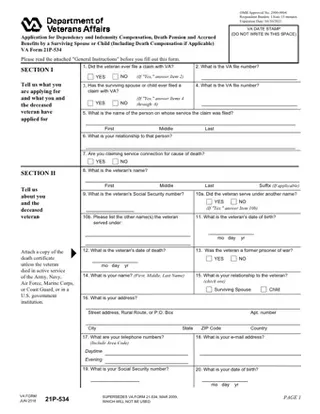 Forms VA 21-22a PDF