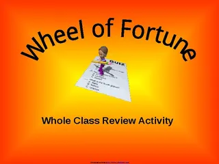Forms Wheel Of Fortune Game Template