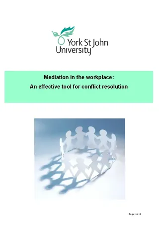 Workplace Mediation Confidentiality Agreement