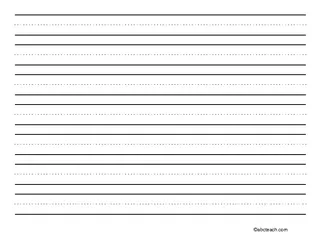 Forms Writing Paper Template