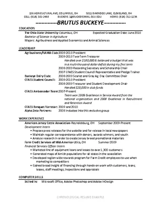 Forms Zookeeper Inteship Resume Fillable PDF Form